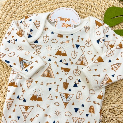  CONJ. DE MALHA 3 PEÇAS - Dog - Azul Marinho e Off White